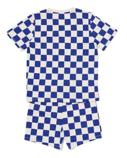 kindershortama blokken blauw