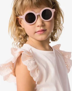 kindersinglets jersey geborduurd - 2 stuks paars
