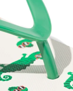 kinderslippers hagedissen gebroken wit