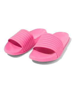 kinderslippers roze felroze