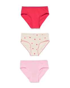 kinderslips harten - 3 stuks roze