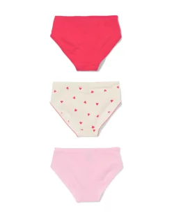 kinderslips harten - 3 stuks roze