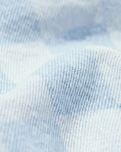 kinderspijkerjas blokken blauw