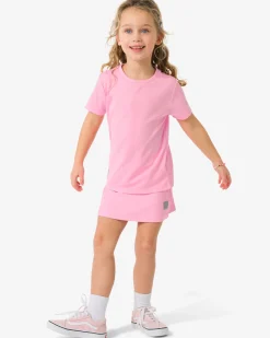kindersportrok met binnenbroekje roze