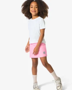 kindersportrok met binnenbroekje roze