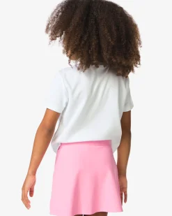 kindersportrok met binnenbroekje roze