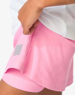 kindersportrok met binnenbroekje roze