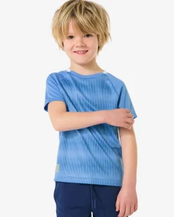 kindersportshirt blauw