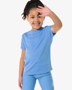 kindersportshirt blauw