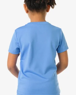 kindersportshirt blauw