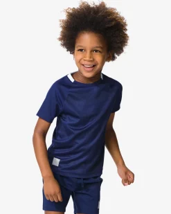 kindersportshirt donkerblauw