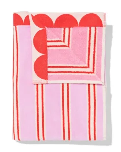 kinderstrandlaken 80x140cm velours strepen
