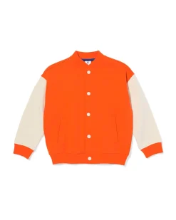 kindervest bomber kleurblokken Koningsdag oranje