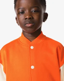kindervest bomber kleurblokken Koningsdag oranje