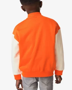kindervest bomber kleurblokken Koningsdag oranje
