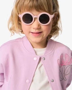 kindervest jersey bloemen ecru