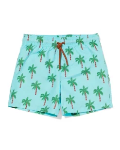 kinderzwembroek palmbomen aqua