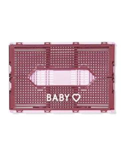 klapkrat letterbord recycled S bordeaux rood
