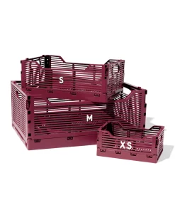 klapkrat letterbord recycled bordeauxrood