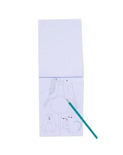 kleurboek A5 met stickers huisdieren