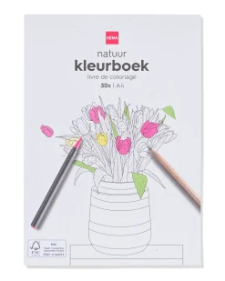 kleurboek A4 natuur