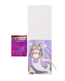 kleurboek met folie 22.5x15cm zeemeerminnen