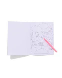 kleurboek met verborgen patronen 15x21cm circus