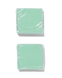 kneedgummen groen - 2 stuks