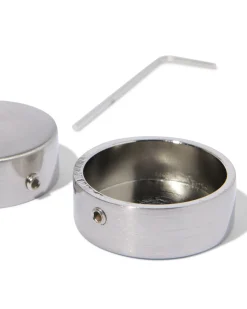 knop roede 29mm rvs - 2 stuks