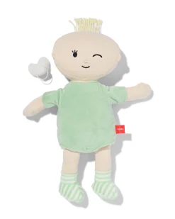 Knuffel babypop groen