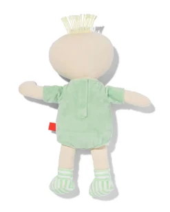 Knuffel babypop groen