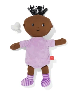 Knuffel babypop lila