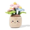 knuffel 10x10x21cm bloem pot