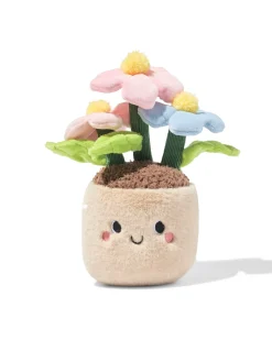 knuffel 10x10x21cm bloem pot