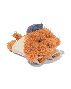 knuffel 20x11x13cm hond met pet