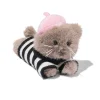knuffel 20x11x13cm kat met baret