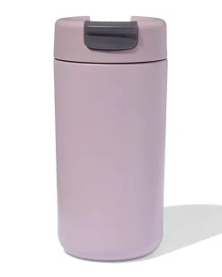 koffiebeker to go 450ml rvs donkerroze