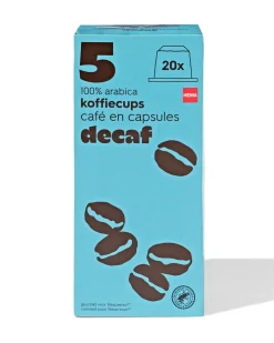 koffiecups decaf - 20 stuks