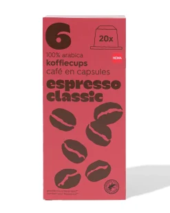 koffiecups espresso classic - 20 stuks