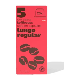 koffiecups lungo regular - 20 stuks