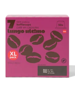 koffiecups lungo ultimo - 50 stuks