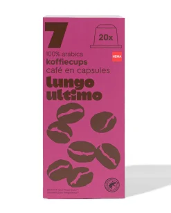 koffiecups lungo ultimo - 20 stuks