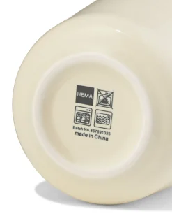 koffiekopje 200ml Knap new bone china geel