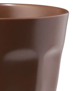 koffiekopje 250ml Mirabeau aardewerk donkerbruin