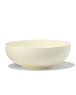 kom Ø14.5cm aardewerk geel