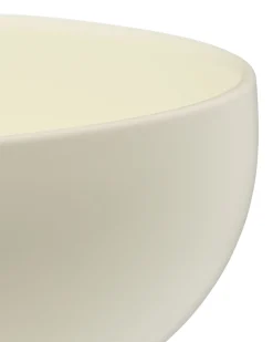 kom Ø14.5cm aardewerk geel