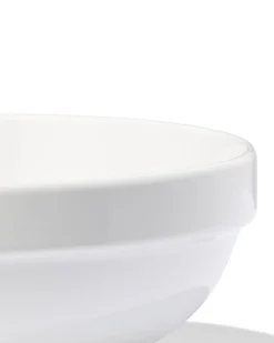 kom Ø15cm Alledag porselein wit - 4 stuks