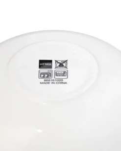 kom Ø15cm Alledag porselein wit - 4 stuks