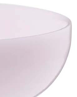 kom Ø14.5cm glas roze marmereffect