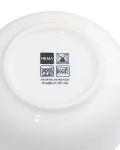 kom Ø11cm Knap new bone china wit